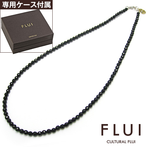 FLUI (フルイ) ブランド オニキススモールストーン ネックレス メンズ アクセサリー CULTURAL FLUI カルトラルフルイ