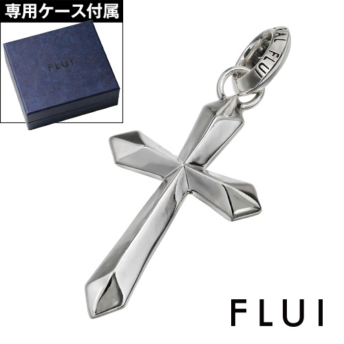 FLUI (フルイ) ブランド エッジ クロス ペンダントトップ ペンダント トップ メンズ アクセサリー CULTURAL FLUI カルトラルフルイ [シルバーペンダント]