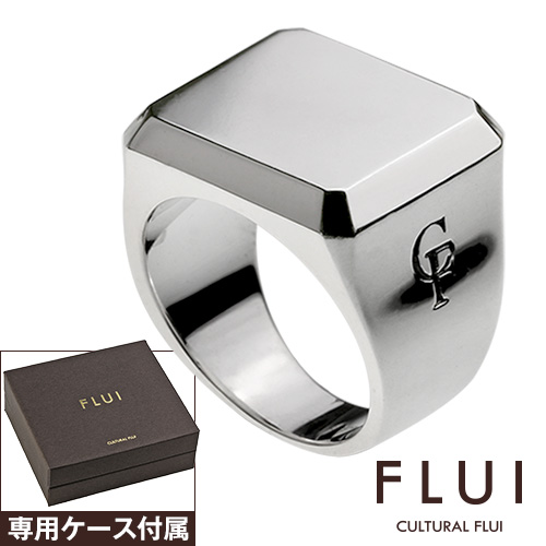 FLUI (フルイ) ブランド ソリッドピンキー リング 印台 メンズ アクセサリー CULTURAL FLUI カルトラルフルイ [シルバーリング]