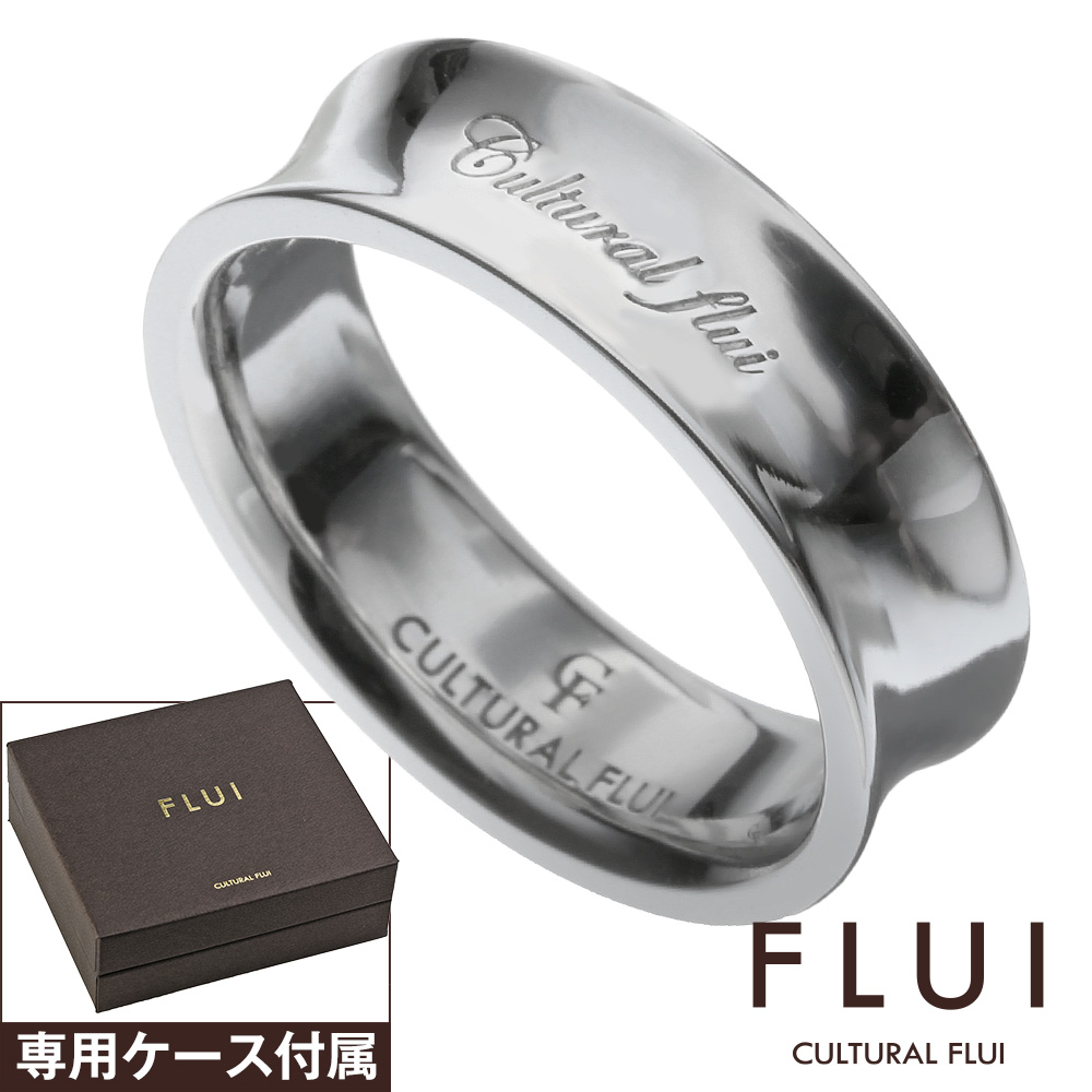 FLUI (フルイ) ブランド リフレクション リング メンズ アクセサリー CULTURAL FLUI カルトラルフルイ [シルバーリング]