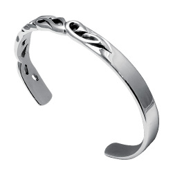 フロー ヴァイン バングル 唐草 シルバー アクセサリー [シルバーブレスレット]