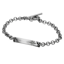 ネイティブID ブレスレット シルバー アクセサリー [シルバーブレスレット]