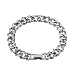 9.5mm 2面カット 喜平 ブレスレット シルバー925 アクセサリー [シルバーブレスレット]