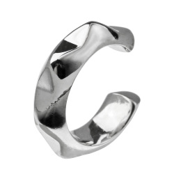 ソフト ピラミッド イヤーカフ [シルバーピアス] シンプル 小さめ 片耳用(1個売り)