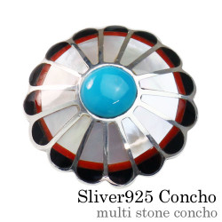 マルチストーンコンチョ シルバー アクセサリー