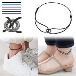 ネイティブ パターン リング カラー コード アンクレット シルバー925 シンプル ネイティブ柄 メンズ レディース