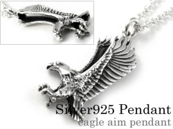 イーグルエイム ペンダント ≪トップのみ≫ メンズ ネックレス シルバー アクセサリー [シルバーペンダント]