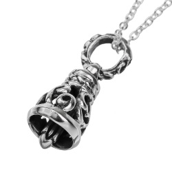 ヴァイン ベル ペンダント ≪2mmアズキチェーン≫ メンズ ネックレス シルバー アクセサリー [シルバーペンダント]