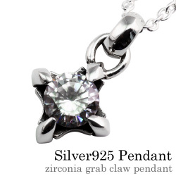 ジルコニア グラブクロウ ペンダント ≪トップのみ≫ メンズ ネックレス シルバー アクセサリー [シルバーペンダント]