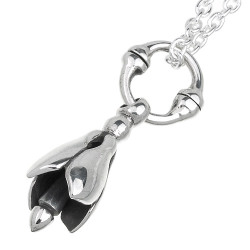 ティアーライン ベル ペンダント ≪トップのみ≫ メンズ ネックレス シルバー アクセサリー [シルバーペンダント]