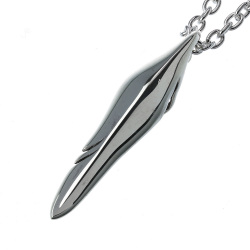 フェザー シルバー925 ペンダント (トップのみ) ネックレス メンズ シルバー アクセサリー[シルバーペンダント]