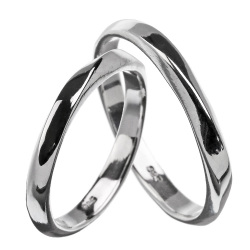 【ペア販売】スモールツイスト ペアリング シルバー アクセサリー 指輪 [シルバーリング] リング