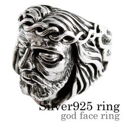 ゴッドフェイス リング シルバー アクセサリー 指輪 [シルバーリング]
