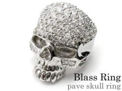 パヴェ スカル リング ジルコニア ブラス [真鍮]