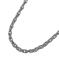 【標準】 ルーズ ロープ ステンレススチール チェーン 55cm [ステンレスチェーン] ダブルアズキ