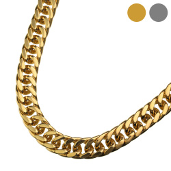 9mm 6面カット 喜平 チェーン ネックレス 60cm B系 ネックレス [ステンレスチェーン]