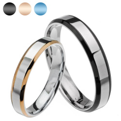 【有料刻印可能】【ペア販売】ダブル ライン スチール ペア リング ステンレススチール アクセサリー 指輪 [ステンレスリング]