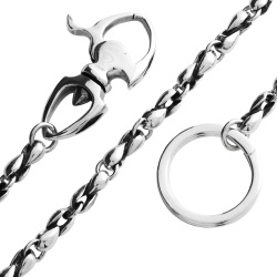 ティアーリンク ウォレットチェーン メンズ アクセサリー [シルバーウォレットチェーン]