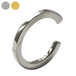 1.2mm幅 シルバー925イヤーカフ イヤカフ イヤリング レディース アクセサリー [シルバーピアス] 片耳用 (1個売り)