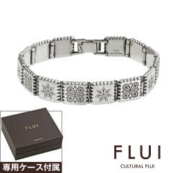 FLUI (フルイ) ブランド リヴュレット ブレスレット メンズ アクセサリー CULTURAL FLUI カルトラルフルイ [シルバーブレスレット]
