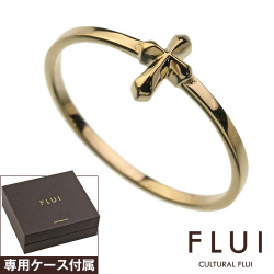 FLUI (フルイ) ブランド ゴールド モチーフ コレクション リング 男女兼用 K10 メンズ  レディース アクセサリー クロス  CULTURAL FLUI カルトラルフルイ [ゴールドリング]