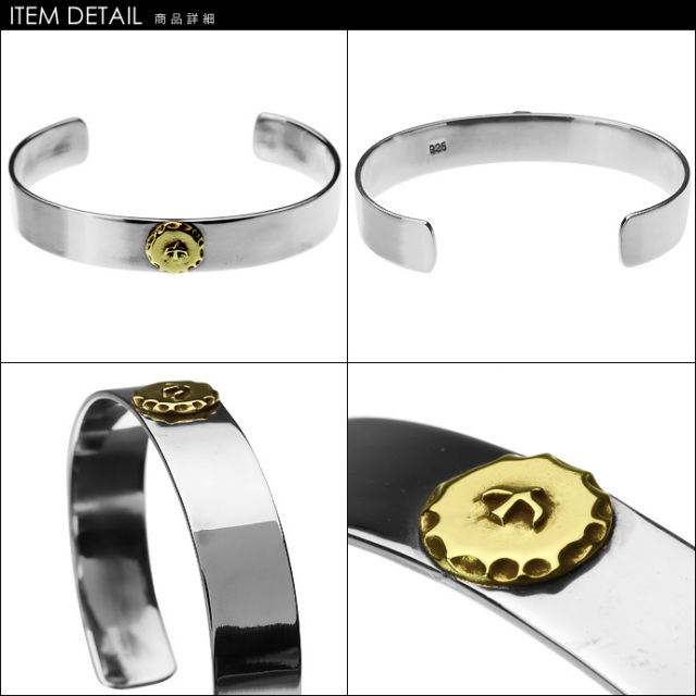 □ラクマ限定特価 未使用□ 横たわれ 18kメタル付き 平打ち シルバー 