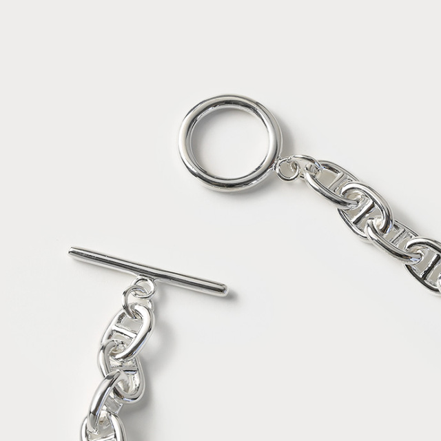 シルバー925 アンカーチェーン ブレスレット 錨 アクセサリー メンズ L シルバー925 アンカーチェーン ブレスレット 錨 アクセサリー