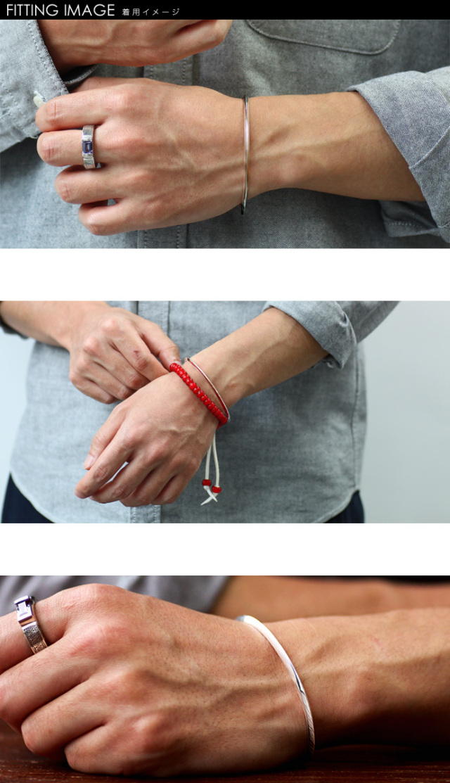 プレーンエッジバングル｜シルバー925｜ラッピング無料｜送料無料