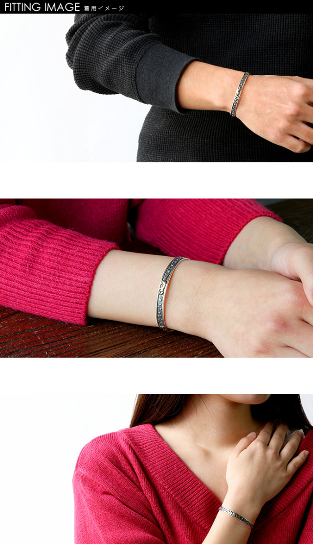 キャット ムーン スター ヴァイン バングル シルバー アクセサリー 平