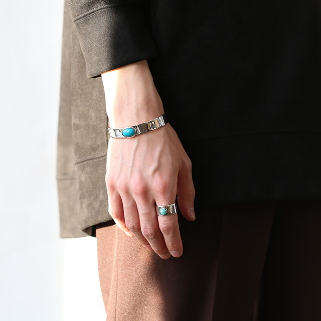 美品 11号 ナバホ ターコイズ リング RB 刻印 指輪 アクセサリー 安し 