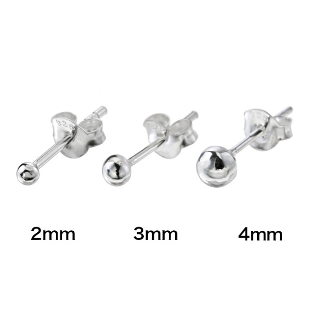 クリスタルカット シルバースタッドピアス 片耳用 クリスタルカット シルバー ピアス(片耳用) フローラルスタッドCL