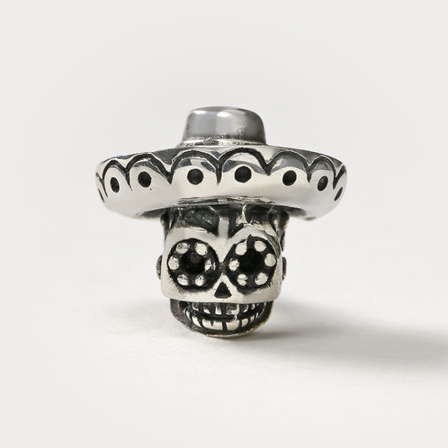 メキシカン ハット スカル ピアス シルバーアクセサリー