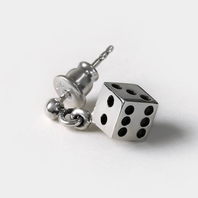 ダイスドロップピアス｜シルバーアクセサリー｜ラッピング無料