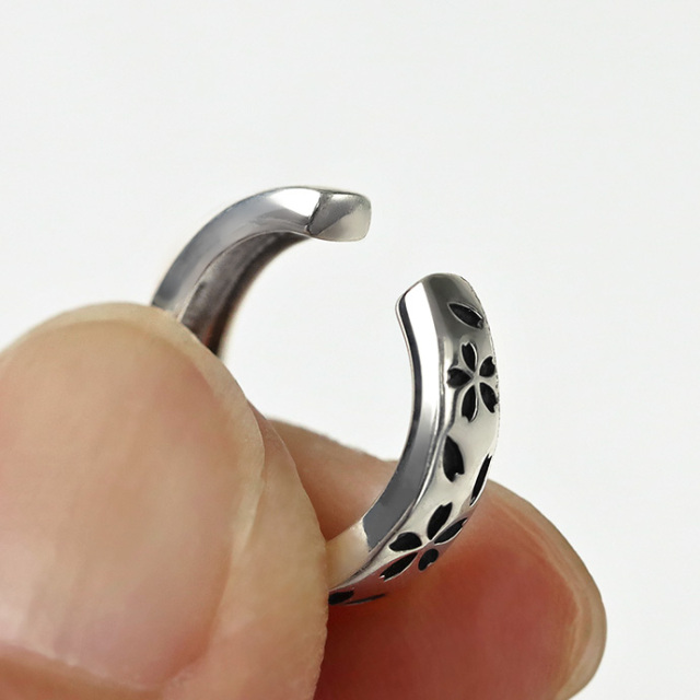 サクラ フェイクピアス メンズ レディース シルバー925 アクセサリー