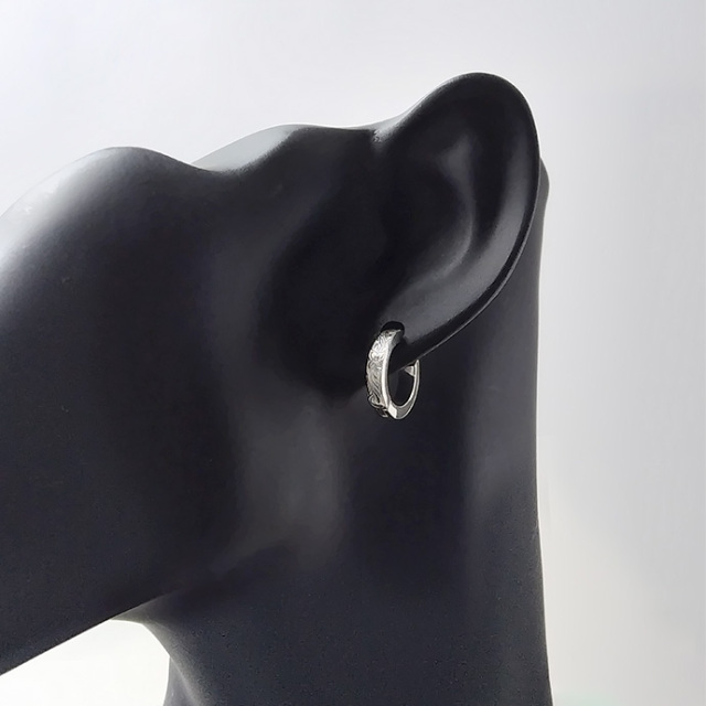 1527 シンプル✨️シルバーブラウンカラー　ケシパールピアス 1527 シンプル✨️シルバーブラウンカラー ケシパールピアス シルバー