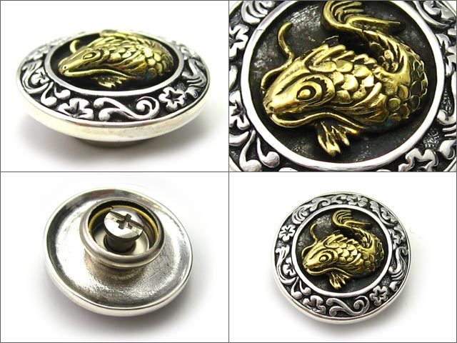 ゴールドカープコンチョ｜シルバーアクセサリー