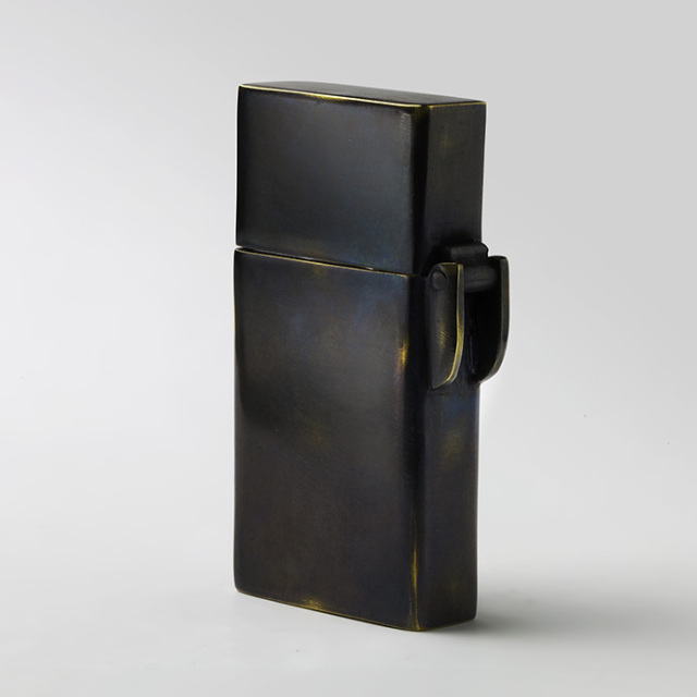 クロス ブラックカラー オイルライター スリム 真鍮 ブラス