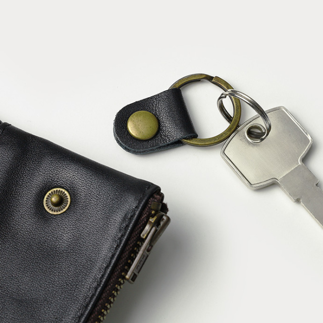 楽天市場】ABIES L.P.（アビエス）日本製 本革 4連キーケース L字ファスナー ヴィンテージワックスレザー 牛革【家 車 キーケース スマート キー メンズ 革 本革 レディース key cace men's スマートキーケース 本革 リモコンキー ギフト 本革製小物 誕生日プレゼント 男性  ... [アビエス] 日本製 ヴィンテージワックスレザー 本革 キーケース (ブラック)