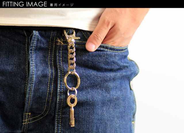 オーバーオールヴァインキーチェーン｜キーホルダー｜ラッピング無料