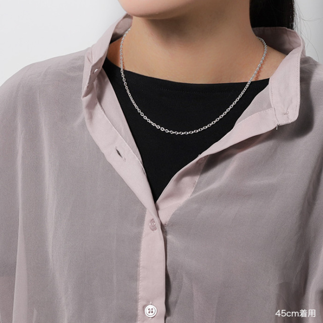 3mmアズキチェーン45cm/925シルバーアクセサリー