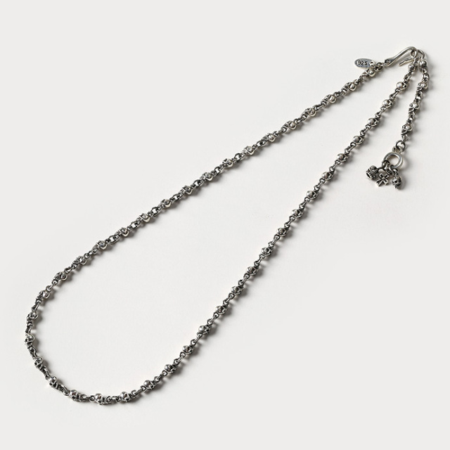スカルチェーンネックレス｜シルバーアクセサリー｜ラッピング無料 
