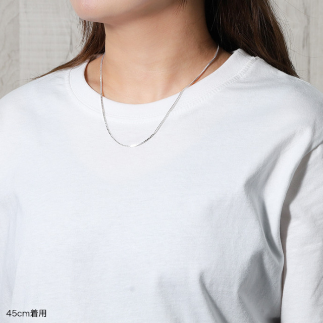 TOMWOOD ボックスチェーンネックレス 約50cm シルバー925 TOMWOOD ボックスチェーンネックレス 約50cm シルバー925