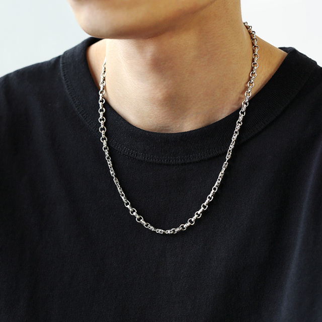 コネクト チェーン ネックレス シルバー アクセサリー デザイン  