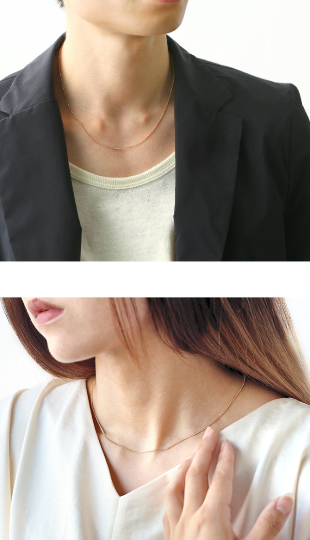 K18 ゴールド 喜平チェーン ネックレス 45cm ネックレス 18金 細め  