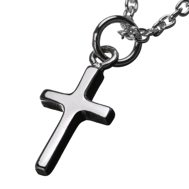 クロス 十字架 【シルバーカラータイプ】 ペンダント ≪トップのみ
