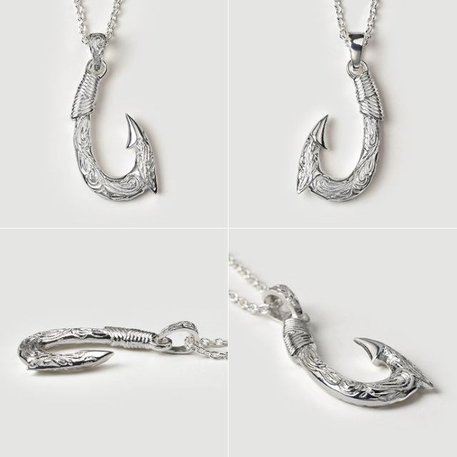 ハワイアン フィッシュフック ペンダント ≪トップのみ≫ メンズ