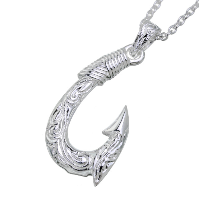 ハワイアン フィッシュフック ペンダント ≪トップのみ≫ メンズ