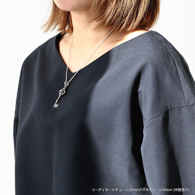 Ｓ＆Ａ　シルバーアクセサリー　アイアンクロス　ネックレストップ　チェーン付き S＆A シルバーアクセサリー アイアンクロス ネックレストップ