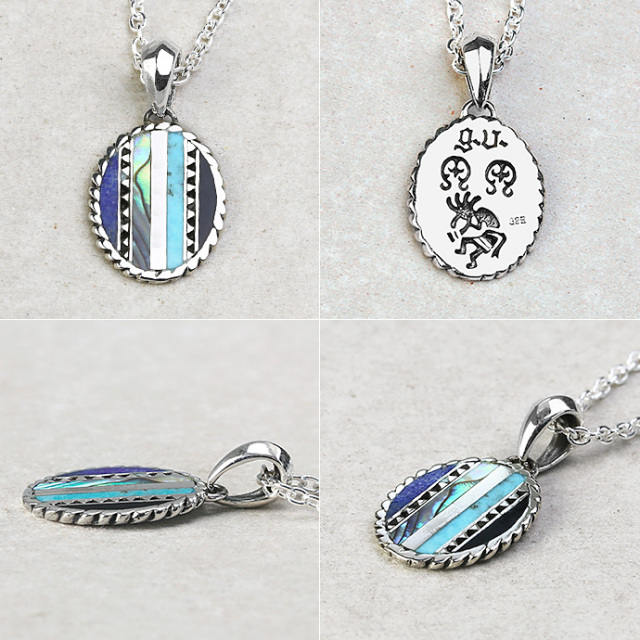 ココペリ シルバーアクセサリー ペンダント ココペリ ネイティブ ゴールド