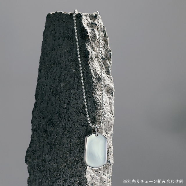 ノーネーム ドッグタグ ペンダント ≪トップのみ≫ メンズ シルバー